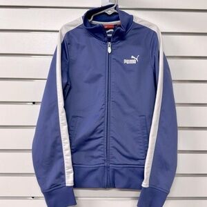 Puma girls zip up‎ track jacket size large